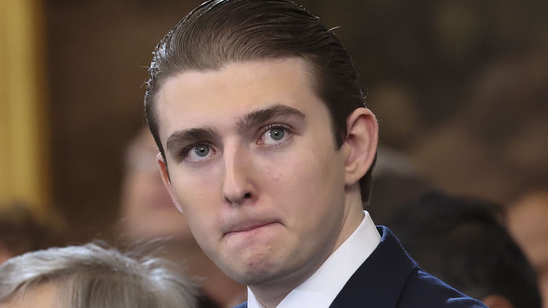 Barron Trump at Donald Trump's second inauguration