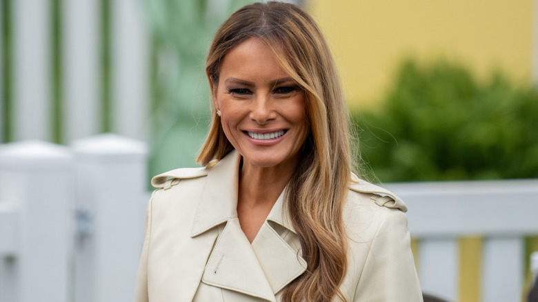 Melania Trump smiling