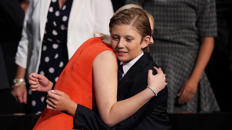 Tiffany Trump hugs Barron