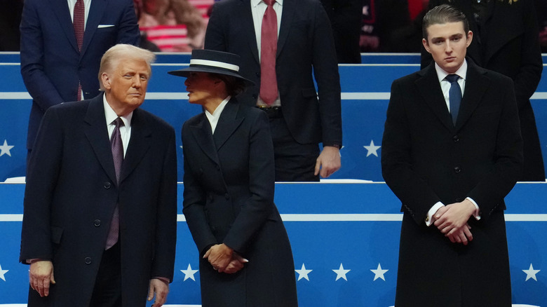 The Trump family at Donald Trump's inauguration