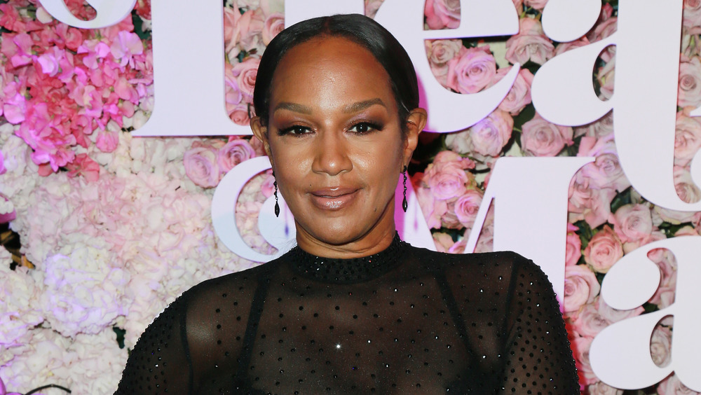 Jackie Christie on red carpet