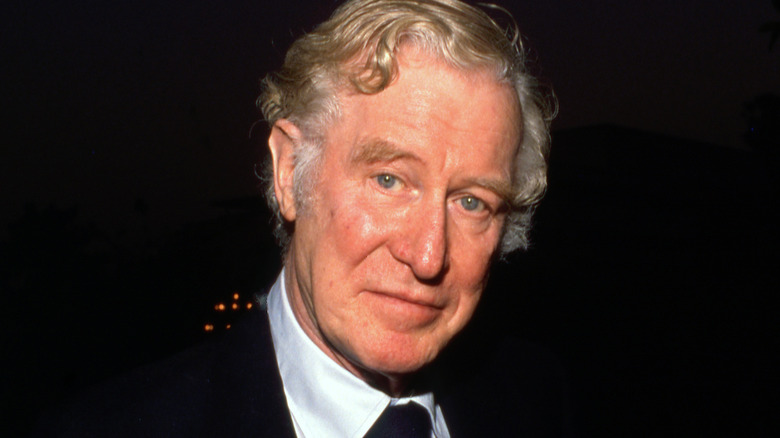 Actor Edward Mulhare poses for a photo