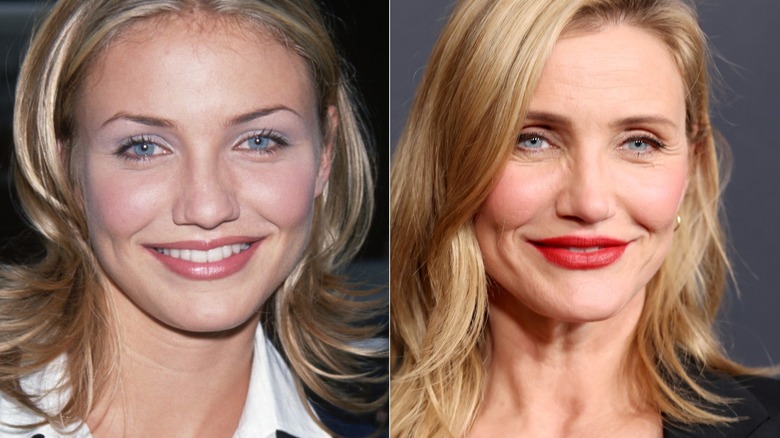 Cameron Diaz before and after at least two nose jobs