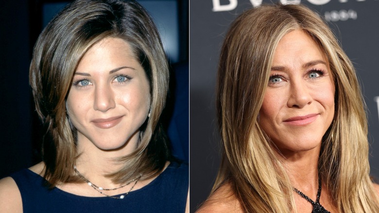 Jennifer Aniston before and after nose job