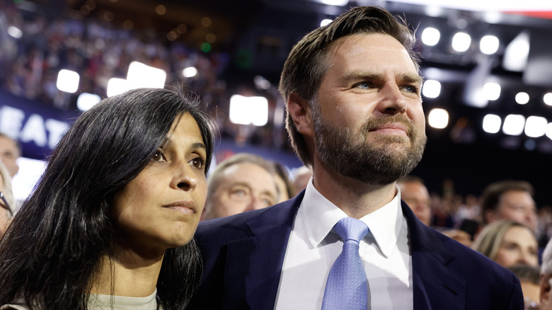 Usha Vance and JD Vance at the RNC