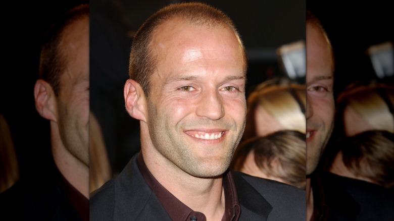 Jason Statham smiling with more hair