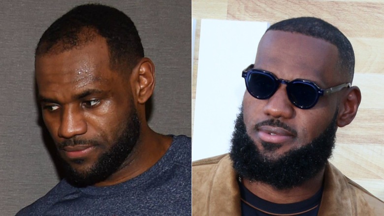 NBA star LeBron James during his Cavs and Lakers runs