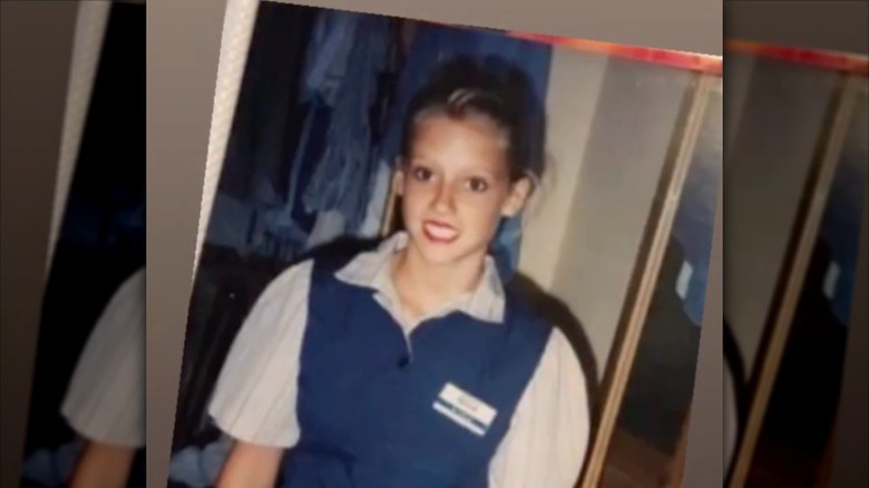 17-year-old Nicole Curtis in IHOP uniform