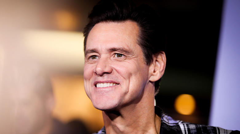 Jim Carrey smiles in 2020