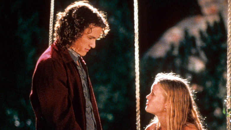 Heath Ledger and Julia Stiles in 10 Things I Hate About You