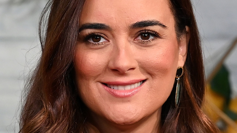 Cote de Pablo smiling