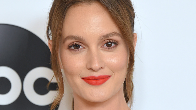 Leighton Meester smiling