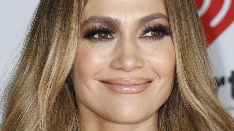 Jennifer Lopez smiling