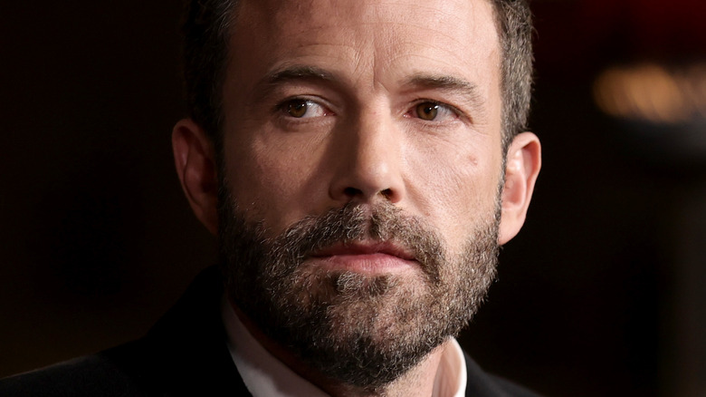 Ben Affleck looking wistful with beard