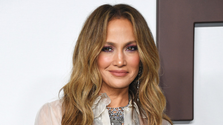 Jennifer Lopez smiling