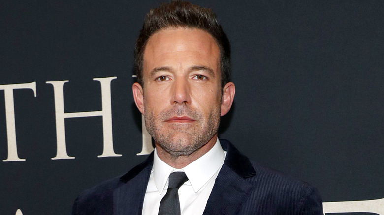 Ben Affleck at "The Last Duel" premiere