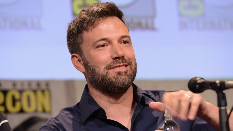 Ben Affleck smiling Comic-Con