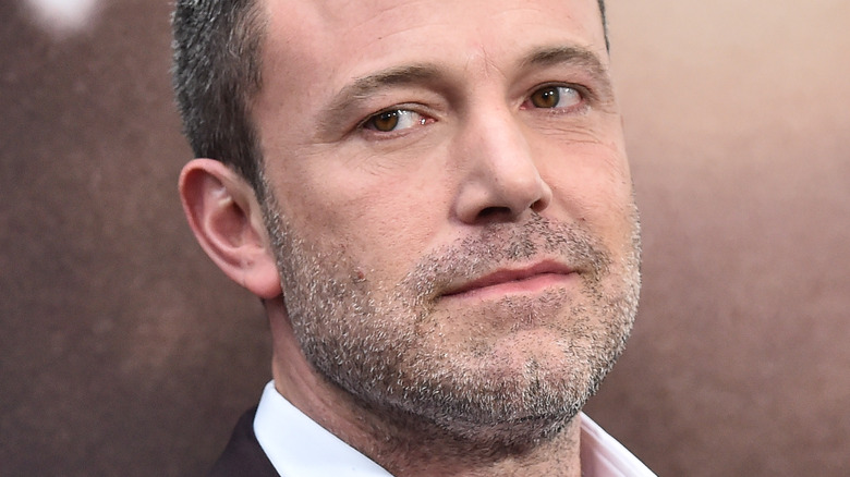 Ben Affleck looking serious 