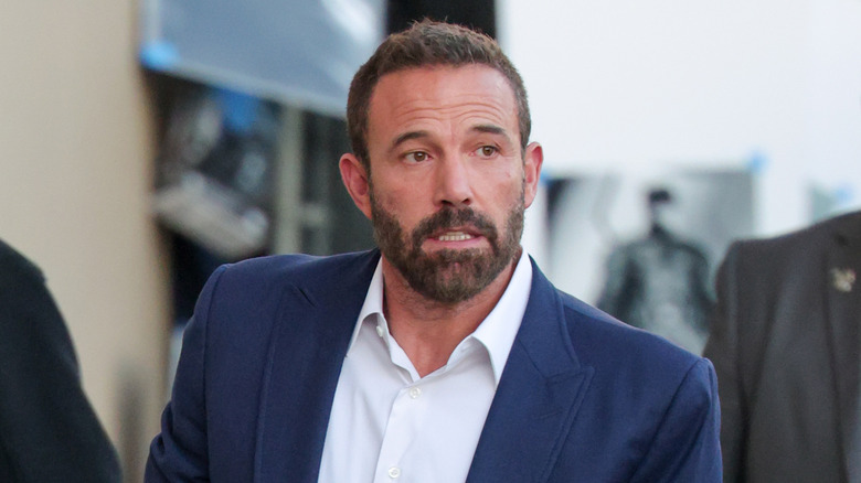 Ben Affleck wearing blue blazer