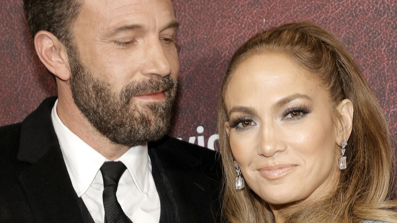 Ben Affleck and Jennifer Lopez at an event 