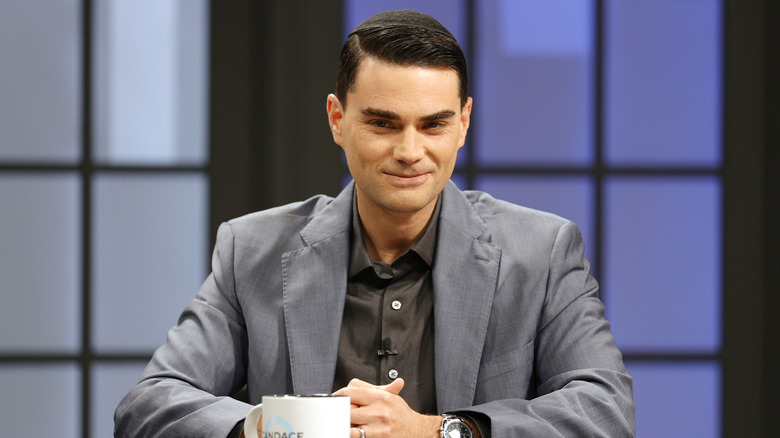 Ben Shapiro appearing on the set of 