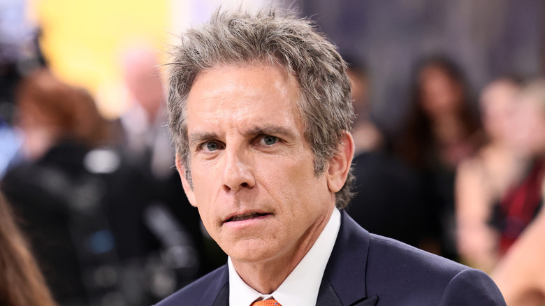 Ben Stiller looking at camera