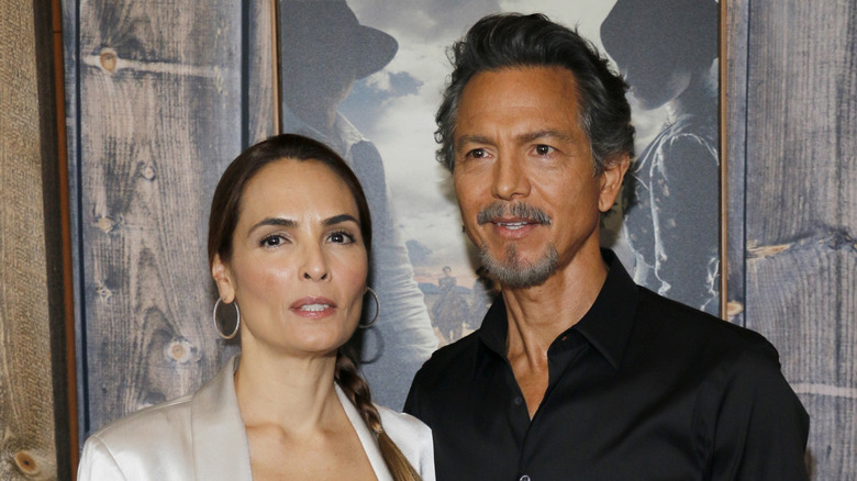 Benjamin Bratt and wife Talisa Soto in 2022