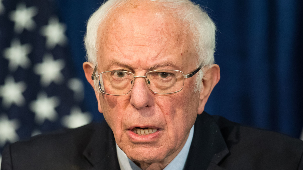 Bernie Sanders at the Hotel Vermont on March 11, 2020