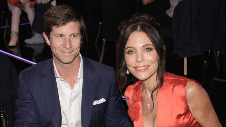 Paul Bernon and Bethenny Frankel smiling