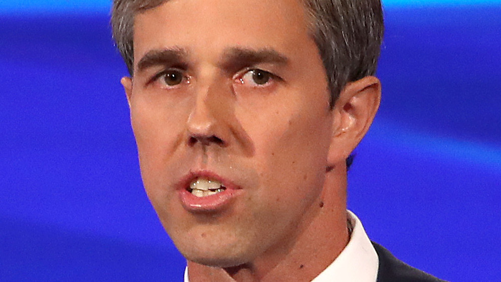 Beto O'Rourke speaking at event 