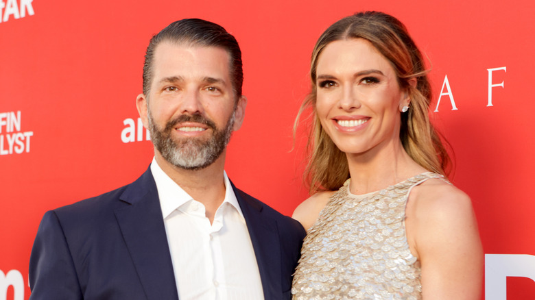 Bettina Anderson and Donald Trump Jr. posing together.