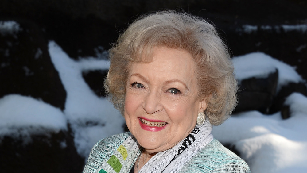 Betty White grinning 