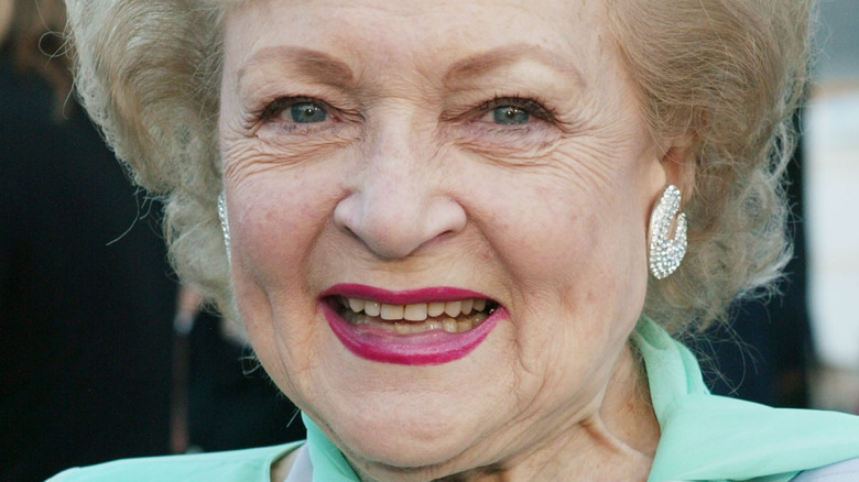 Betty White smiling
