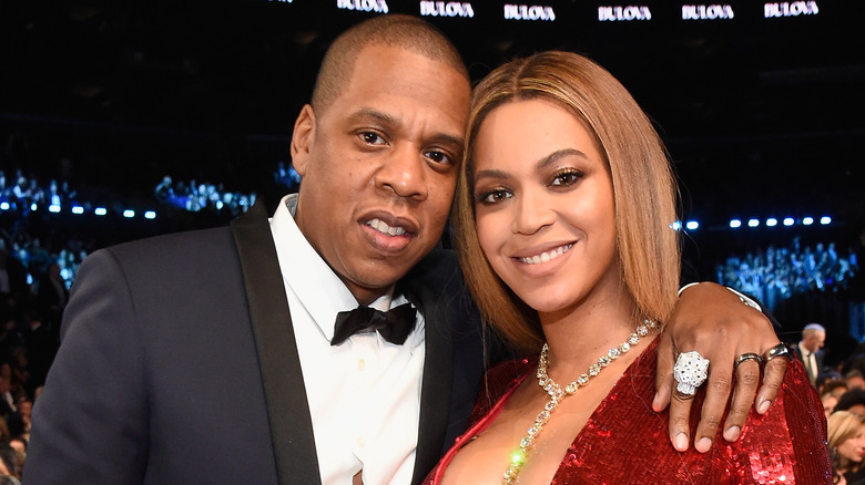 Beyoncé and Jay-Z in formal wear 