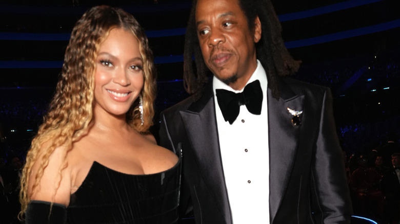Beyonce and Jay-Z in formalwaer