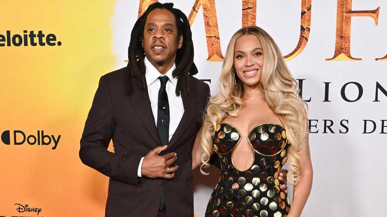 Beyonce and Jay-Z on the red carpet