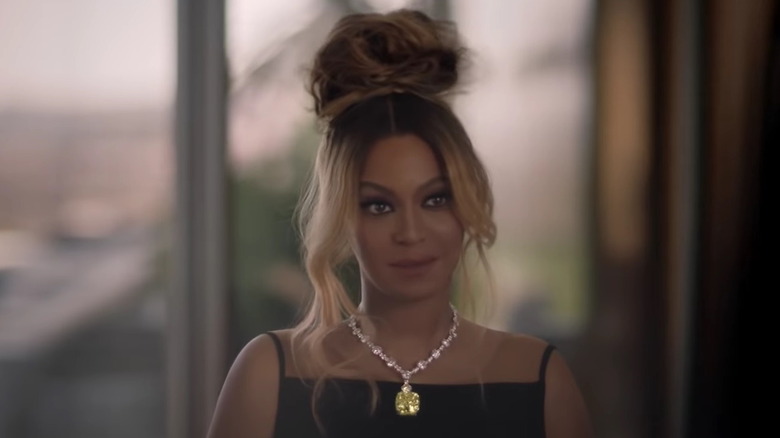 Beyonce in a Tiffany & Co. ad