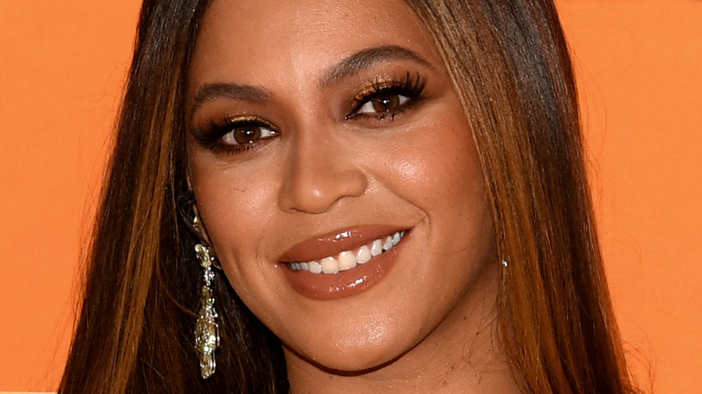 Beyonce smiling