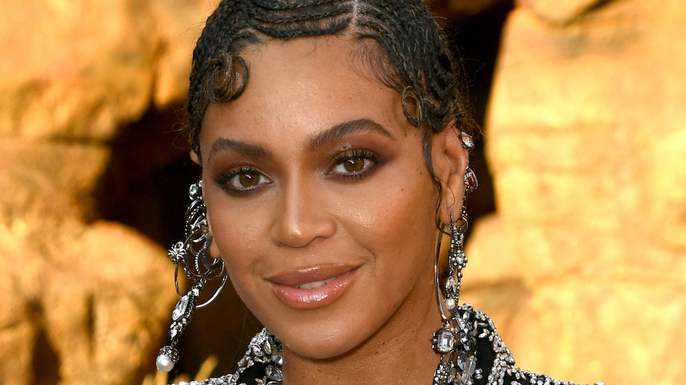 Beyonce on The Lion King movie premiere red carpet