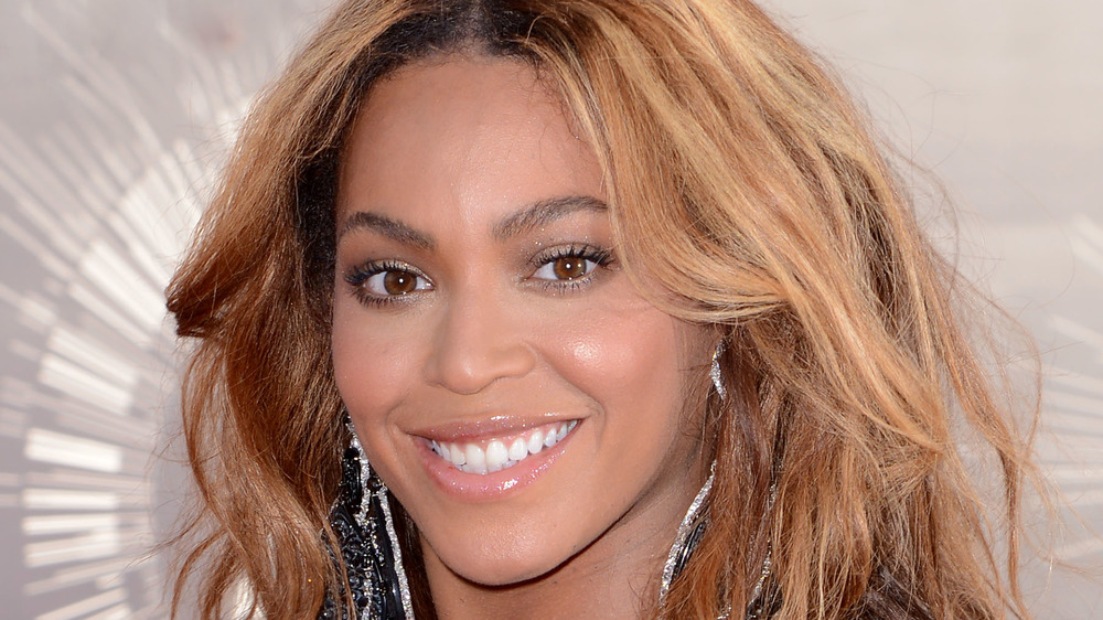Beyonce smiling