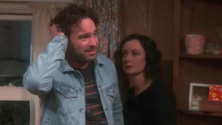 Johnny Galecki and Sara Gilbert