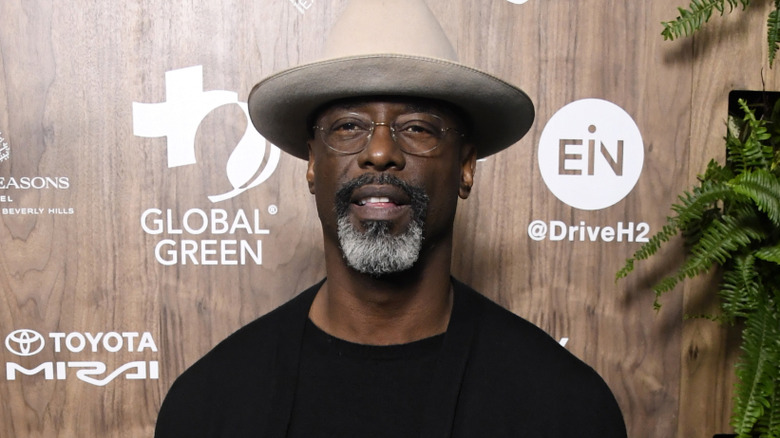 Isaiah Washington posing