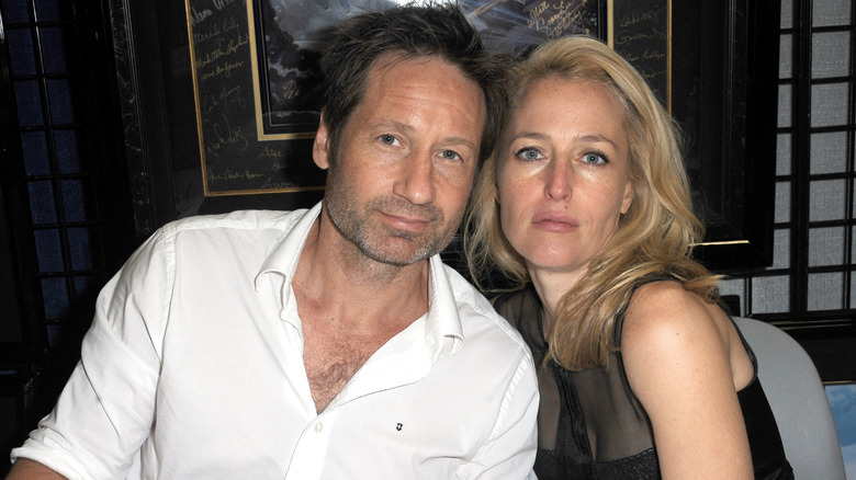 David Duchovny and Gillian Anderson