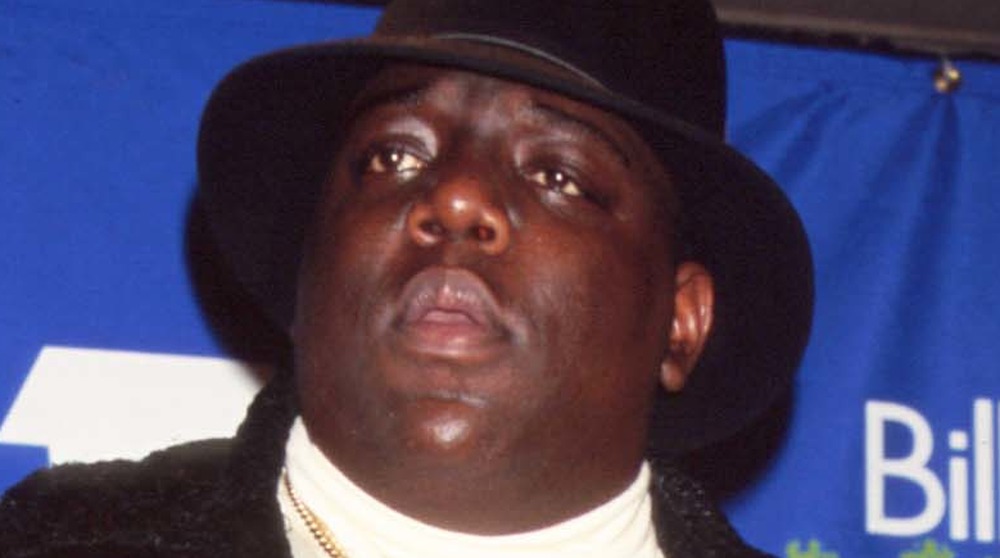 Biggie Smalls with a neutral expression