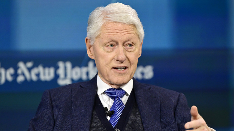 Bill Clinton speaks in December 2024