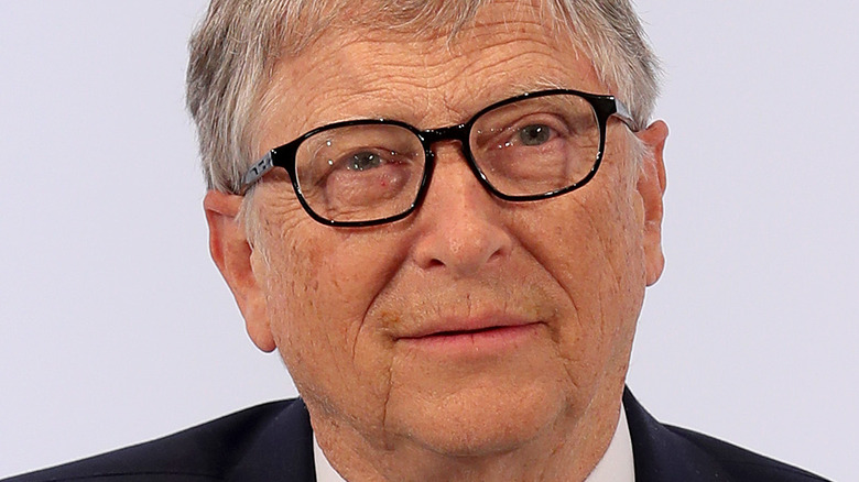 Bill Gates at a conference in 2022