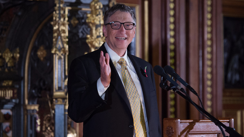 Bill Gates speaking in 2014