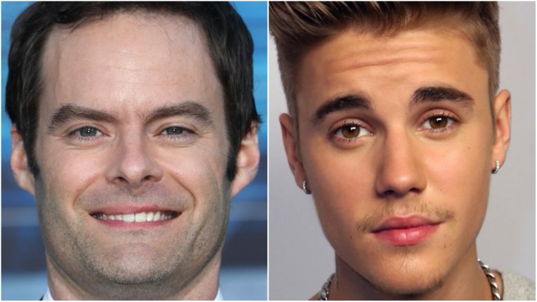 Bill Hader and Justin Bieber