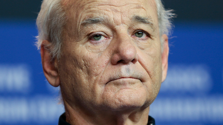 Bill Murray looking somber 