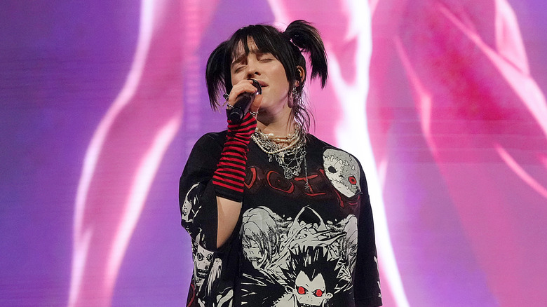 Billie Eilish performing